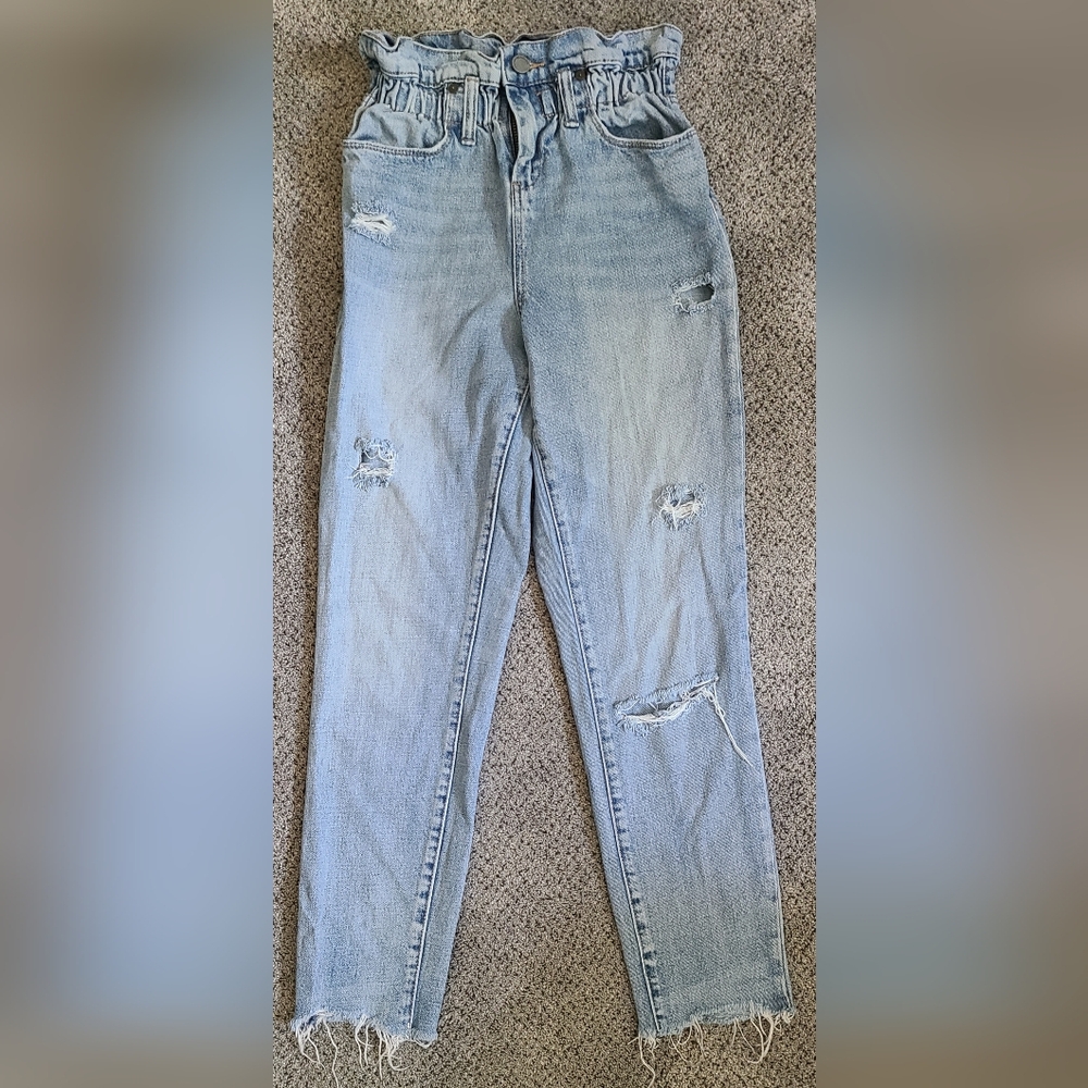 Blank NYC High Rise Blue Jeans Relaxed Fit